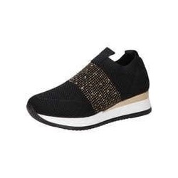 Barbarella Slip On Sneaker Damen schwarz|schwarz