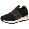 Barbarella Slip On Sneaker Damen schwarz|schwarz