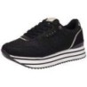 Barbarella Plateau Sneaker Damen schwarz|schwarz|schwarz|schwarz