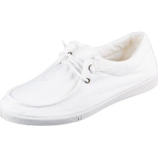 Natural World Eco  Halbschuhe Schnuerschuhe 311-505 blanco Baumwolle 311-505
