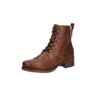 Mustang Schnürstiefelette Damen braun|braun