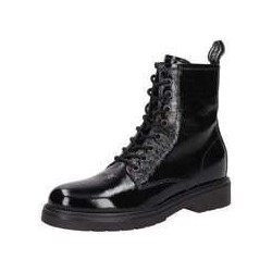 NeroGiardini Schnür Boots Damen schwarz|schwarz