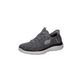 Skechers Slip On Sneaker Herren grau|grau