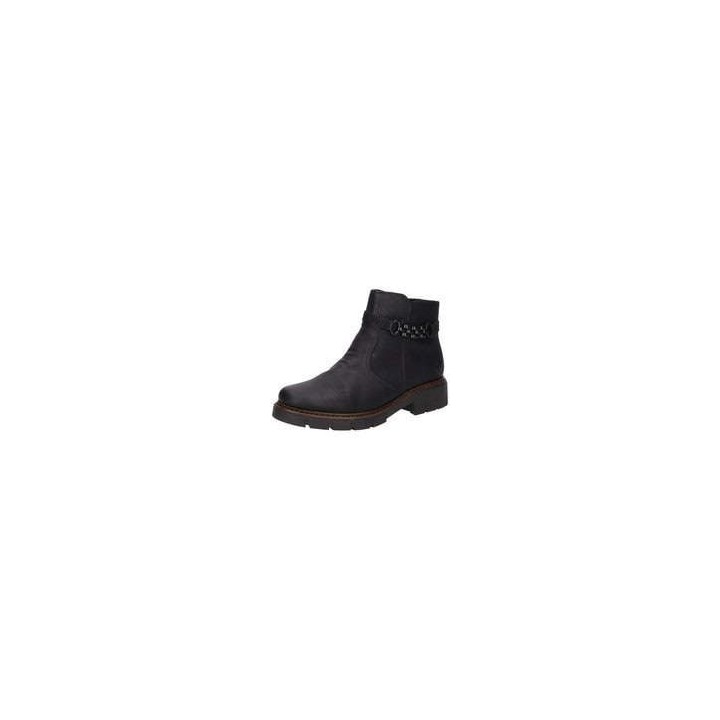 Rieker Ankle Damen schwarz|schwarz|schwarz|schwarz