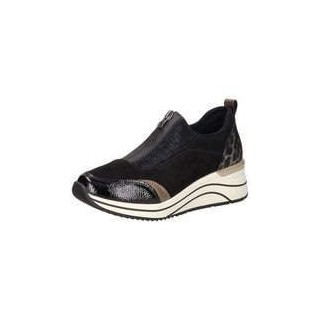 Remonte Slip On Sneaker Damen schwarz|schwarz|schwarz