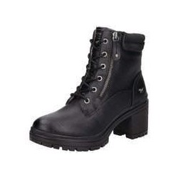 Mustang Schnürstiefelette Damen schwarz|schwarz