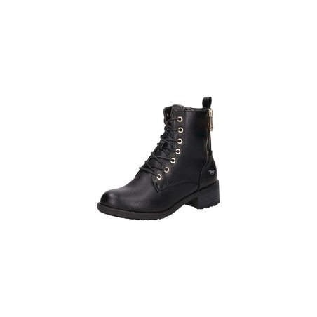 Mustang Schnürstiefelette Damen schwarz|schwarz|schwarz