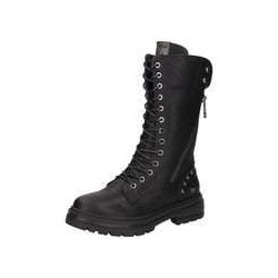 Mustang Schnürstiefel Damen schwarz|schwarz