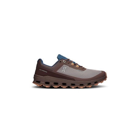 ON Damen Traillaufschuhe Cloudvista Waterproof ZINC GRAPE beere | 37