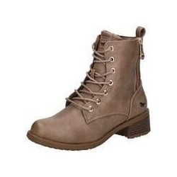 Mustang Schnürstiefelette Damen beige|beige