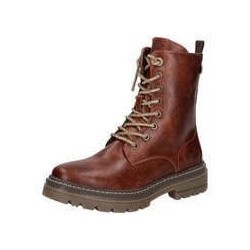 Mustang Schnürstiefelette Damen braun|braun|braun