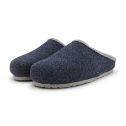 Pantoffelmann Filzclogs mit Fußbett Filzhausschuhe Herren Damen Filz Clog Hausschuhe Hausschuh (1 Paar) für Laminat- und Park