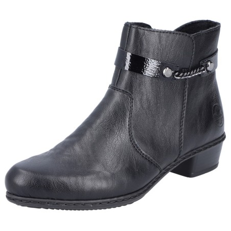 Rieker Stiefelette, mit kleiner Zierkette am Schaft, schmale Form