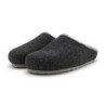 Pantoffelmann Filzclogs mit Fußbett Filzhausschuhe Herren Damen Filz Clog Hausschuhe Hausschuh (1 Paar) für Laminat- und Park