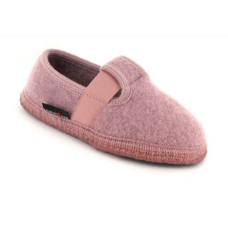 Haflinger leichtes an- und ausziehen Hausschuh mit Gummizug