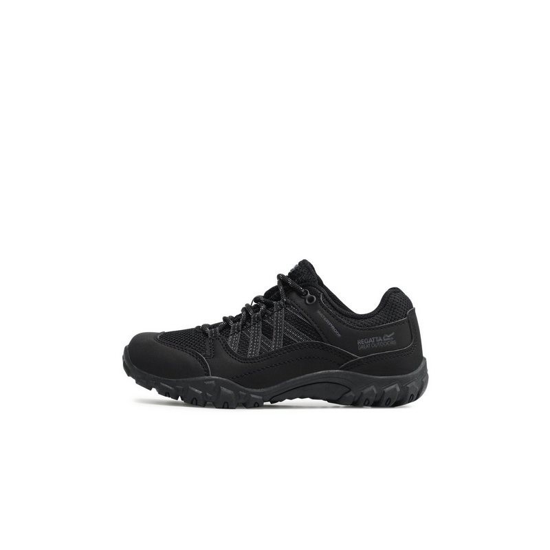 Regatta Trekkingschuhe Edgepoint Jnr RKF623 Schwarz Trekkingschuh