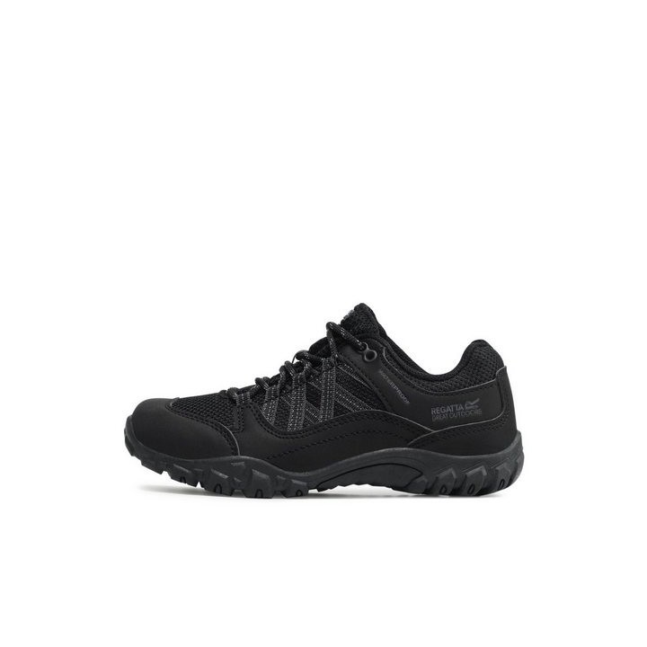 Regatta Trekkingschuhe Edgepoint Jnr RKF623 Schwarz Trekkingschuh