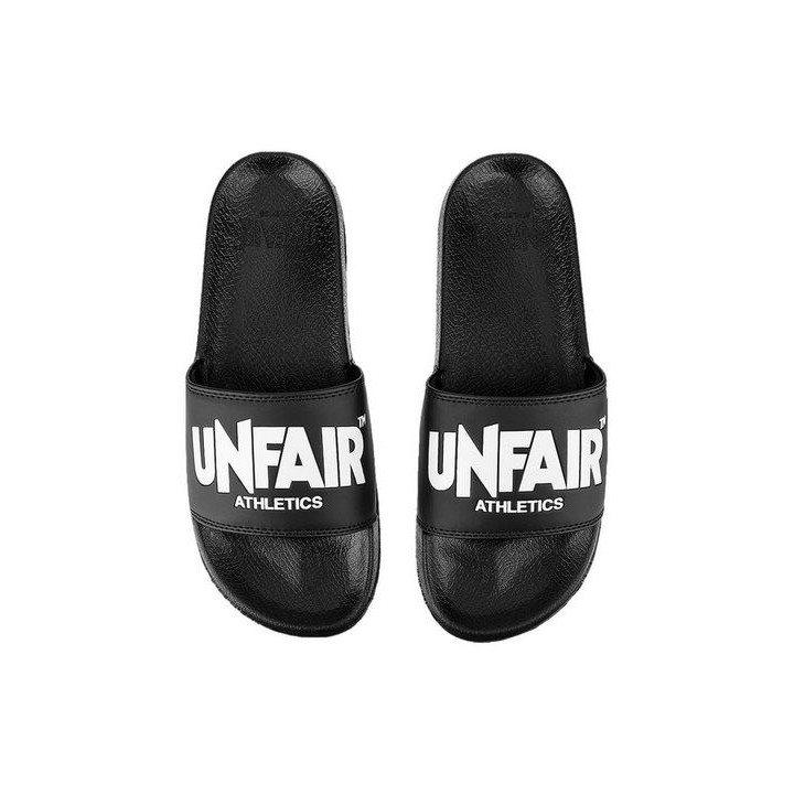 Unfair Athletics Unfair Athletics Classic Label Slides black Schlappen