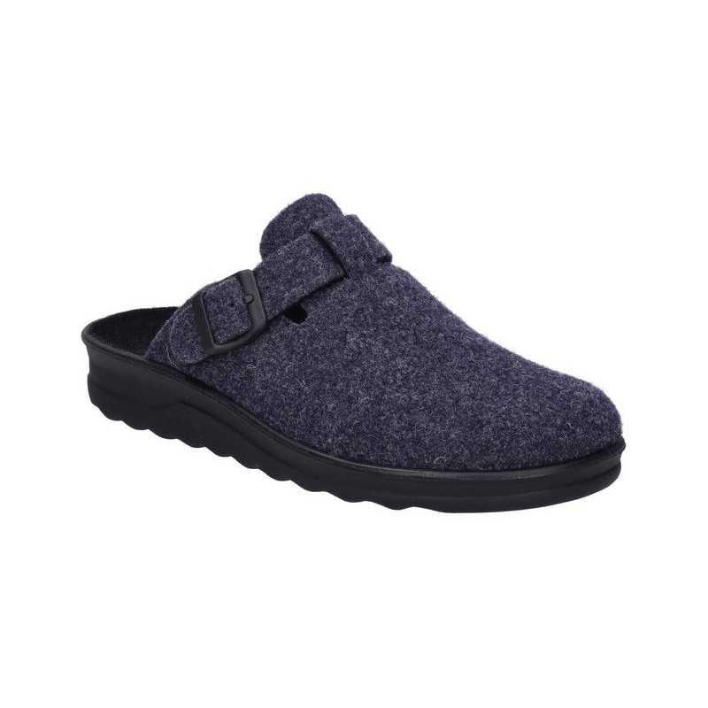 Josef Seibel Metz 240 Pantoffel Hausschuh, Clog, Filzschuh in Komfortweite H (sehr weit)