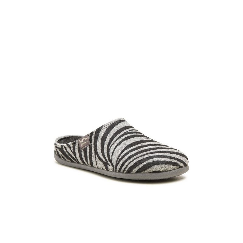 Toni Pons Hausschuhe Maui-Nm Zebra Hallenschuh