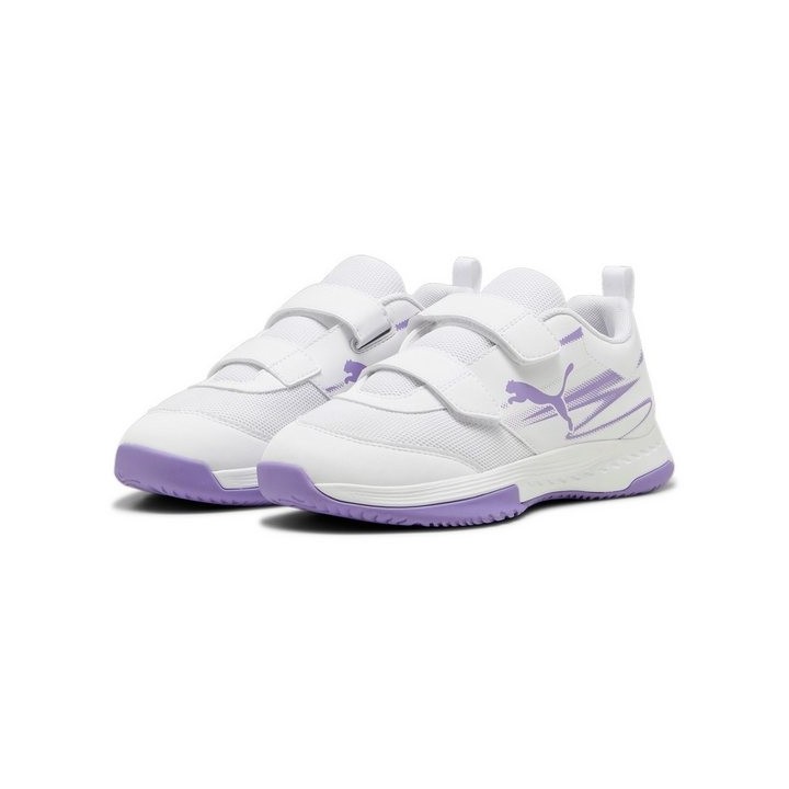 PUMA Varion II V Jr PUMA White-Lavender Alert Indoorschuh