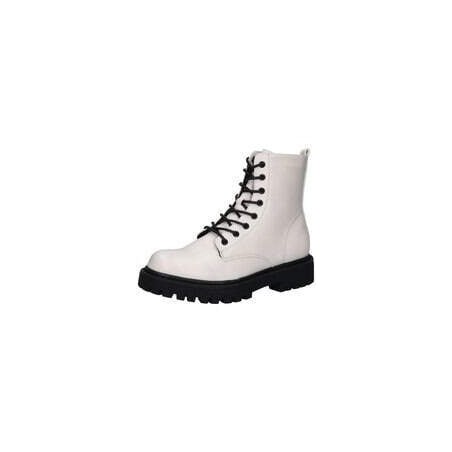 smiling for feet Schnür Boots Damen weiß|weiß