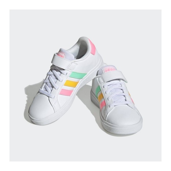 adidas Sportswear GRAND COURT 2.0 KIDS Klettschuh Design auf den Spuren des adidas Superstar