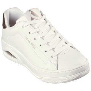 Skechers Sneaker "UNO COURT", mit Metallic-Applikation, Freizeitschuh, Halbschuh, Schnürschuh