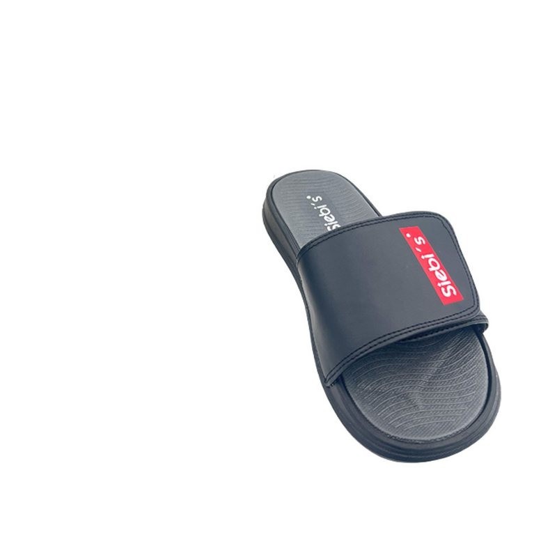 Siebi`s Siebi's SPA-Men Slides Pantoletten Badeschlappen mit Klettverschluss D Schlappen