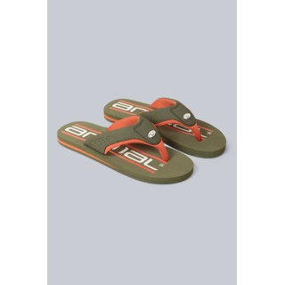 Jekyl Herren-Flip-Flops mit Logo - Grün