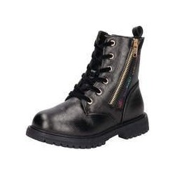 Barbarella Schnür Boots Mädchen schwarz|schwarz|schwarz|schwarz|schwarz