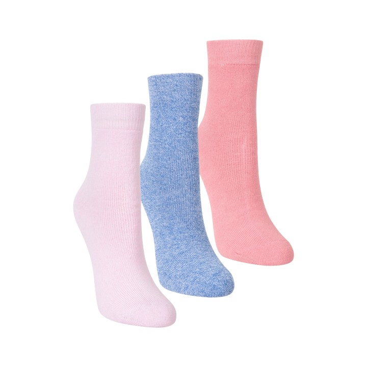 Outdoor Kindersocken - 3er Pack - Rosa