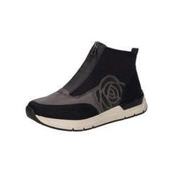 Rieker Sneaker Bootie Damen schwarz|schwarz|schwarz|schwarz|schwarz