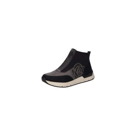Rieker Sneaker Bootie Damen schwarz|schwarz|schwarz|schwarz|schwarz