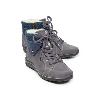 Reißverschluss-Bootie Extrawarm