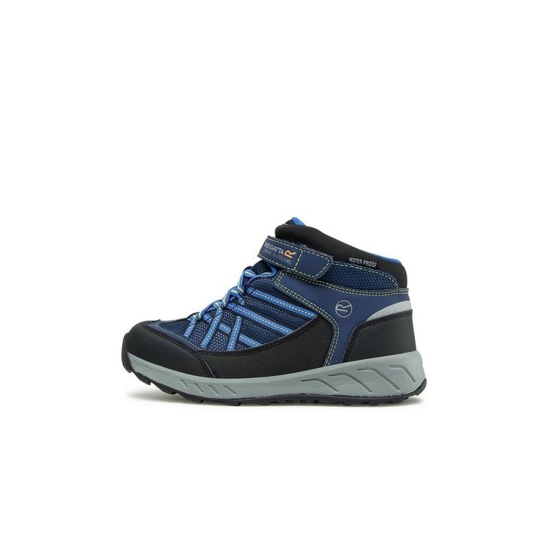 Regatta Trekkingschuhe Samaris V Mid Jnr RKF508 Prussian/Neon Trekkingschuh