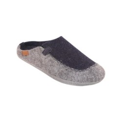 Biosoft Comfort & Easy Walk Biosoft Hausschuhe Herren Größe 42-46 Grau, Hausschuhe mit Fussbett Hausschuh