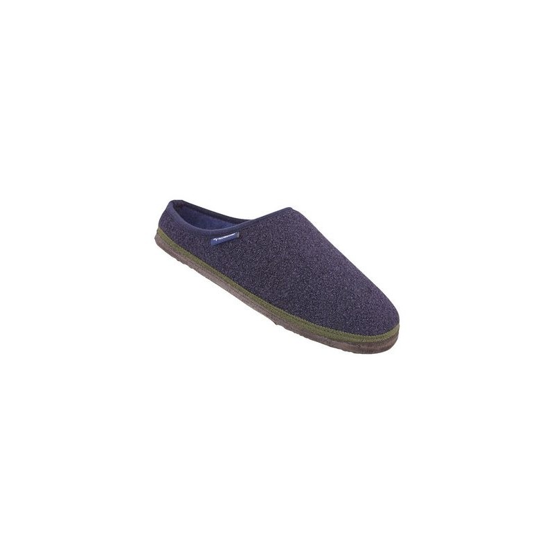 Biosoft Comfort & Easy Walk Biosoft Hausschuhe Herren Größe 42-46 blau, Hausschuhe mit Fussbett Hausschuh