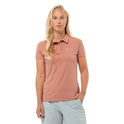 Jack Wolfskin Prelight Trail Polo Women Funktionsshirt Damen S pink Astro Dust