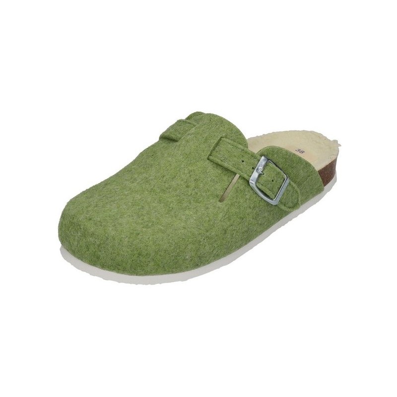 Plakton BLOGG FIELTRO WOOL Hausschuh verde