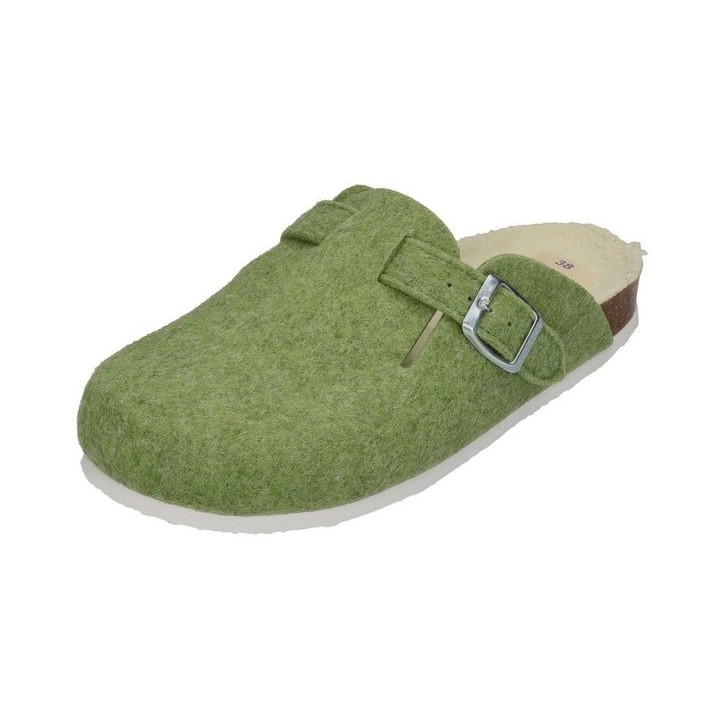 Plakton BLOGG FIELTRO WOOL Hausschuh verde