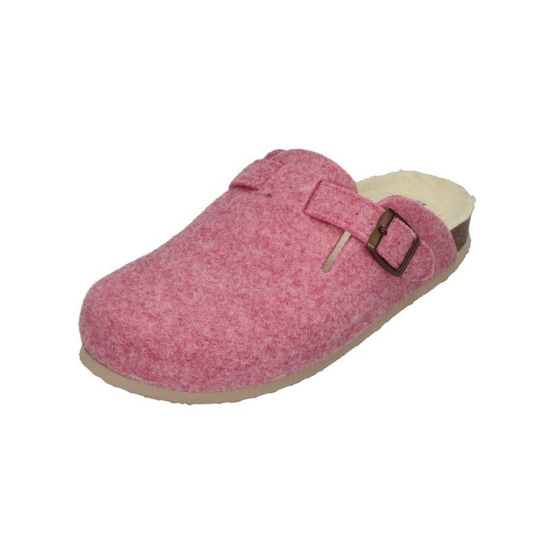 Plakton BLOGG FIELTRO WOOL Hausschuh rosa
