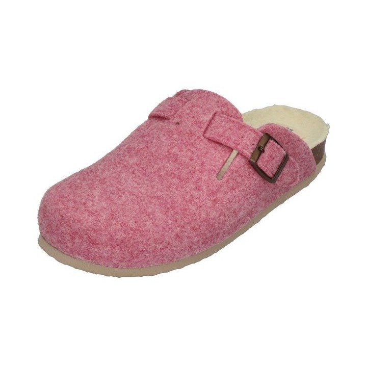 Plakton BLOGG FIELTRO WOOL Hausschuh rosa