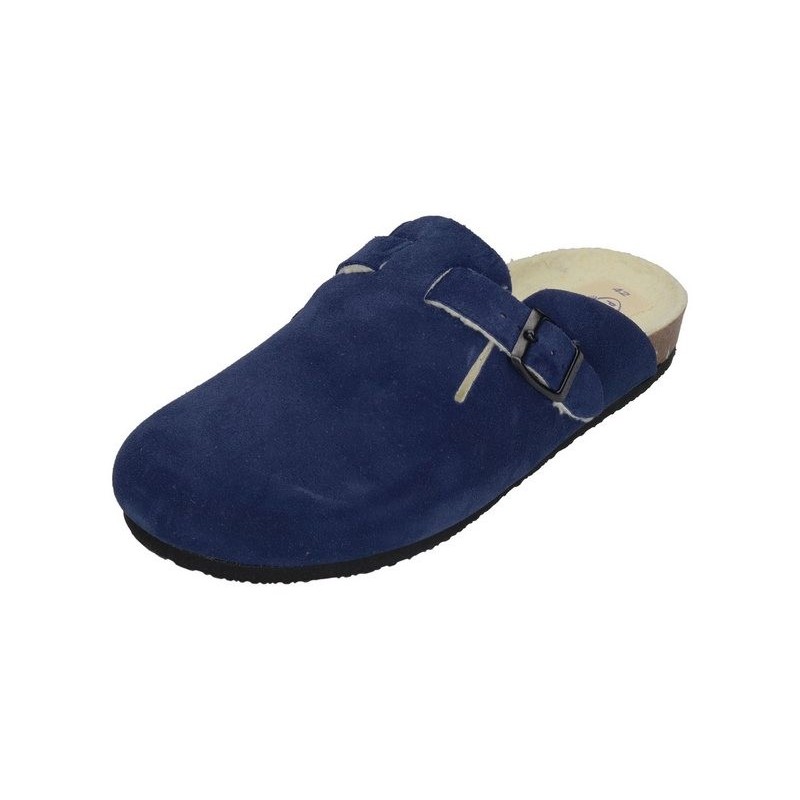 Plakton BLOG WOOL Hausschuh Navy