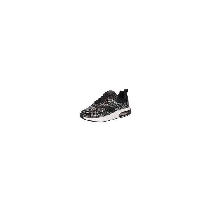 Barbarella Sneaker Damen schwarz|schwarz