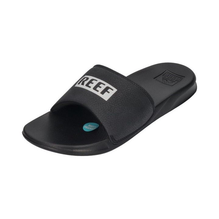 Reef One Slide CI7076 Schlappen Black White