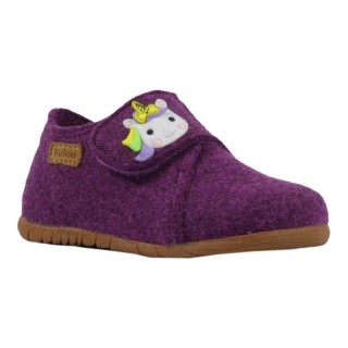 Richter Filzi WMS: Mittel Hausschuh Klettschuh, Winterschuh mit Weiten-Meßsystem