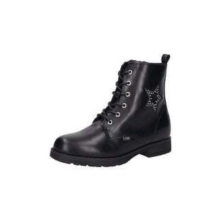 Puccetti Schnür Boots Mädchen schwarz|schwarz