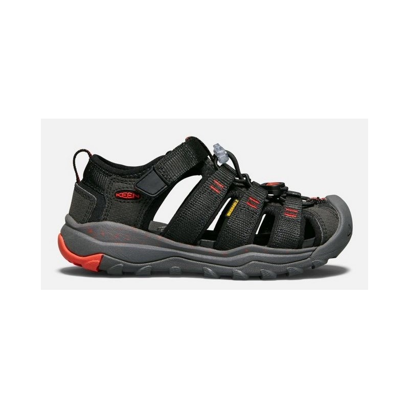 Keen Keen Newport Neo H2 Kinder Freizeit Schuhe Sandalen black firey red Wanderschuh