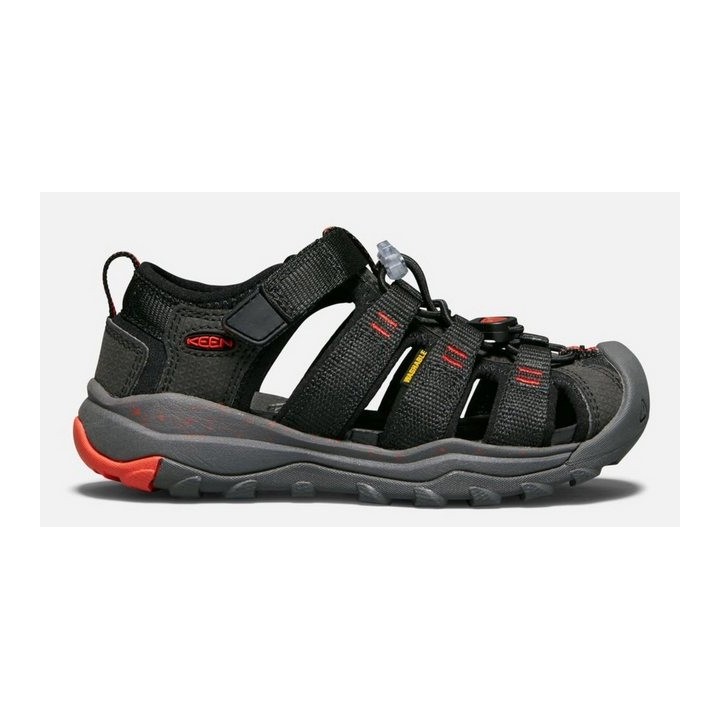 Keen Keen Newport Neo H2 Kinder Freizeit Schuhe Sandalen black firey red Wanderschuh